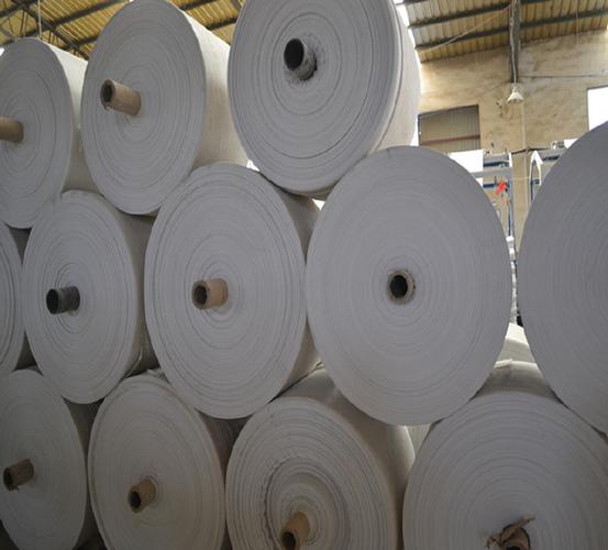 塑料编织布卷批发 定做覆膜白色编织袋筒料 蛇皮袋半成品桶布料